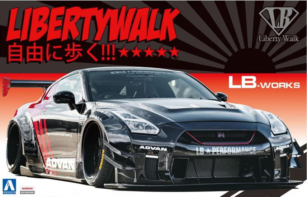 Aoshima 1/24 LB Works Nissan R35 GT-R Tp.2 Ver 2 5592